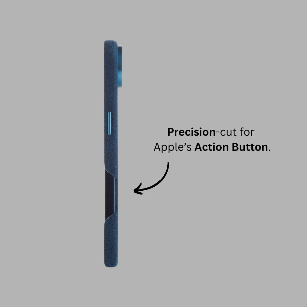 iPhone 17 Air - Alcantara Case - Midnight Blue