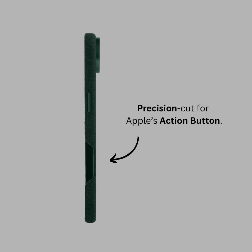 iPhone 17 Air - Alcantara Case - British Racing Green