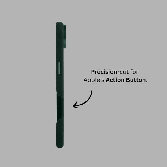 iPhone 17 Air - Alcantara Case - British Racing Green