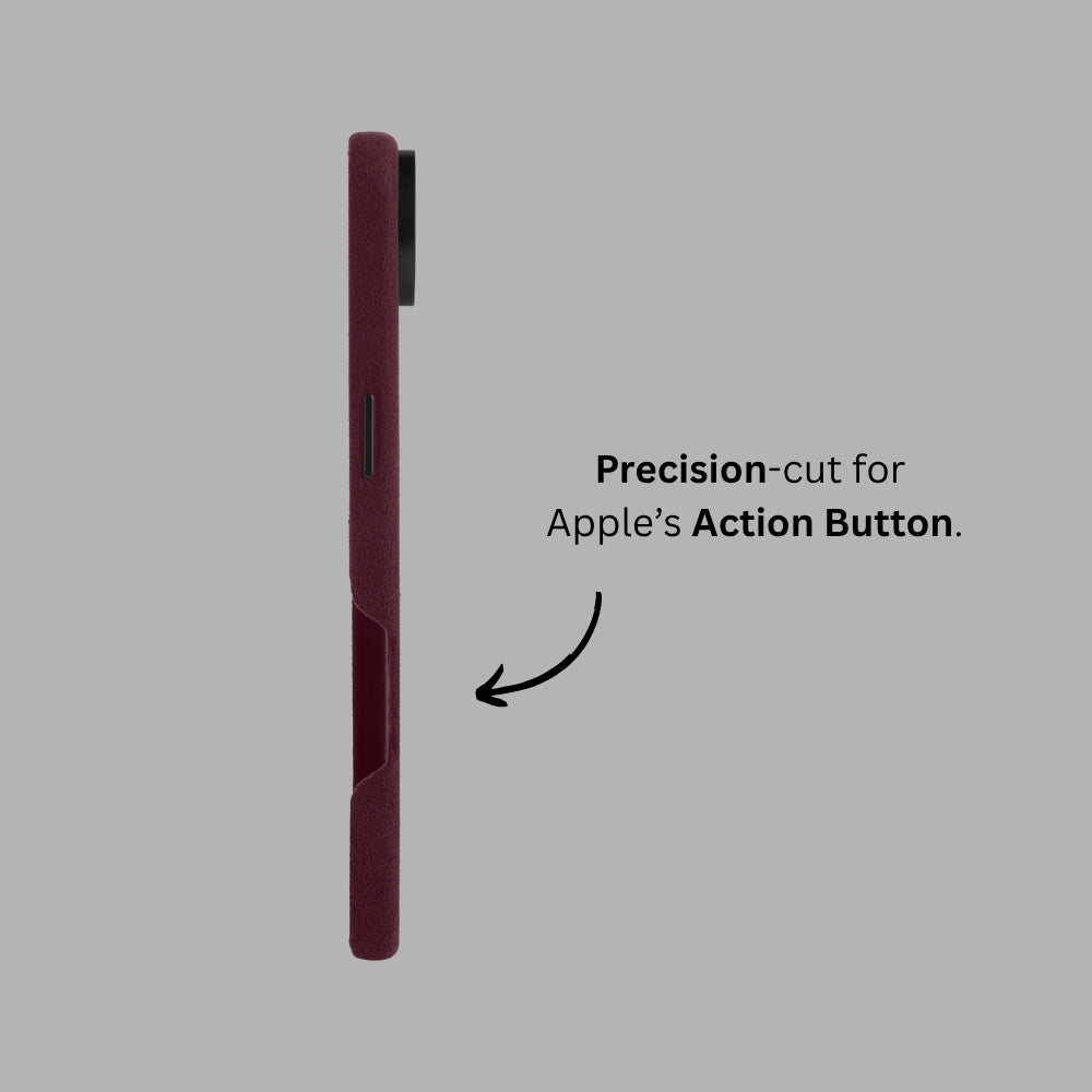 iPhone 17 Air - Alcantara Case - Rosso Red