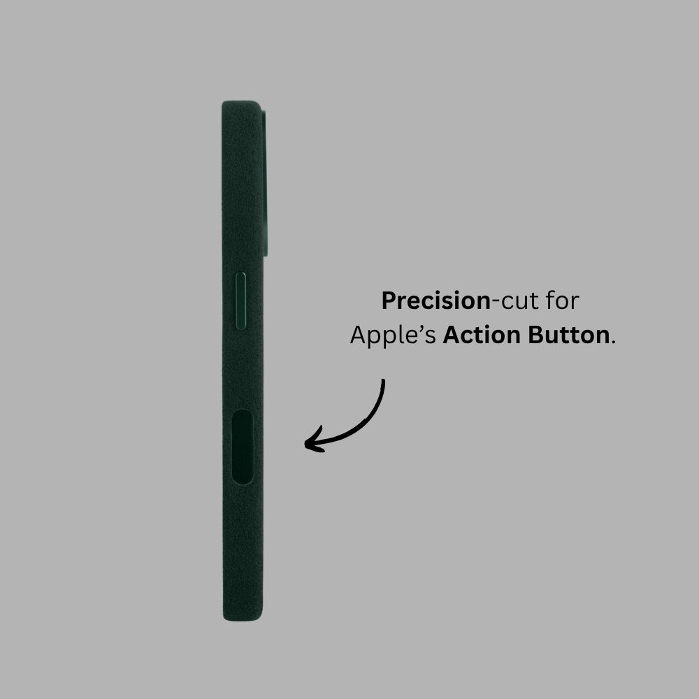 iPhone Alcantara Case - British Racing Green