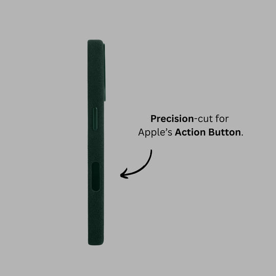 iPhone Alcantara Case - British Racing Green