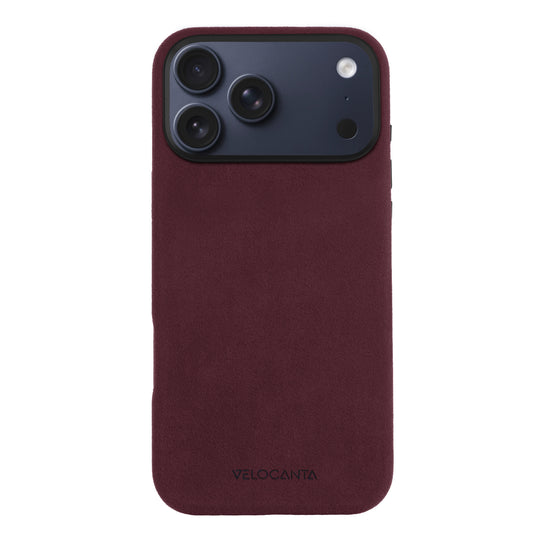iPhone Alcantara Case - Rosso Red