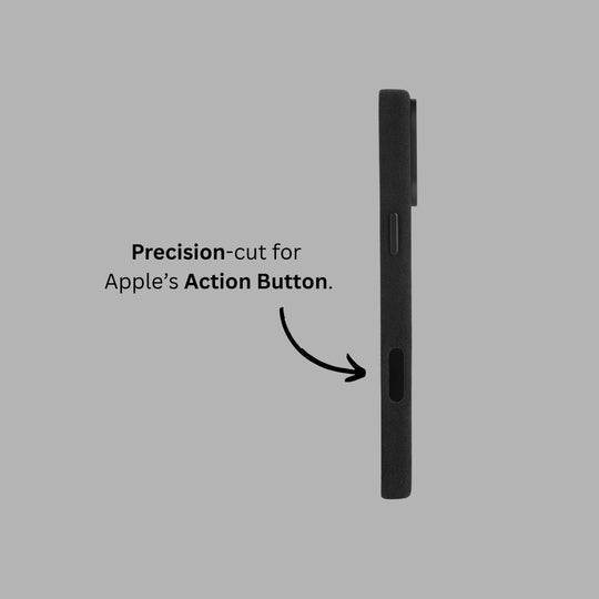 iPhone 17 - Alcantara Case - Space Grey