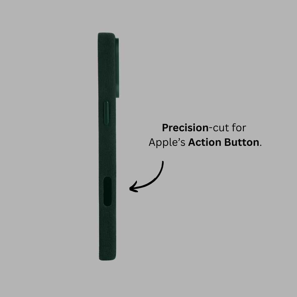 iPhone 17 - Alcantara Case - British Racing Green