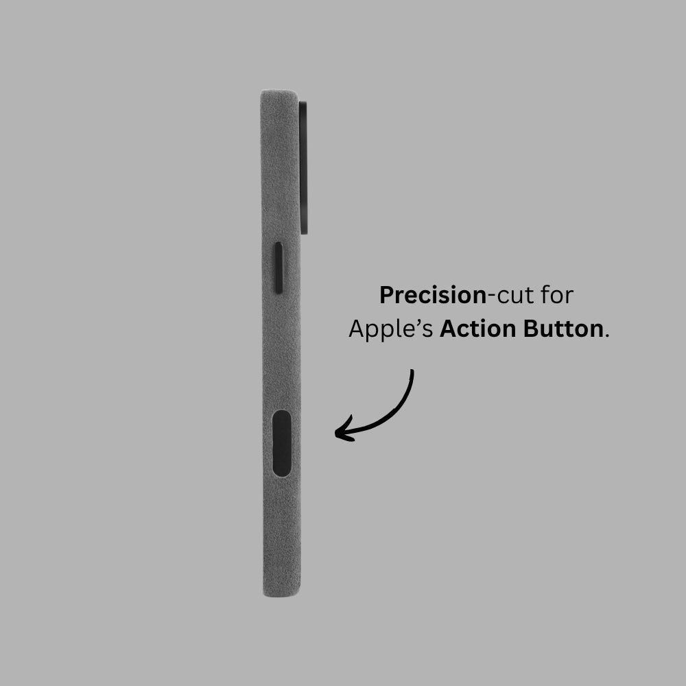 iPhone 17 - Alcantara Case - Ash Grey