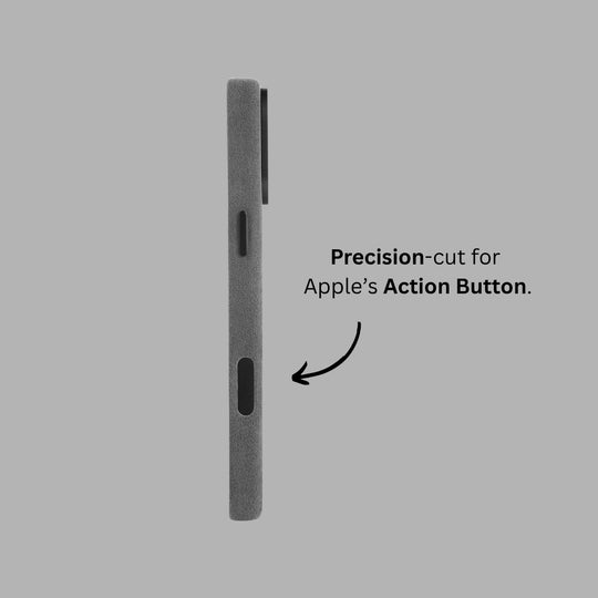 iPhone 17 - Alcantara Case - Ash Grey