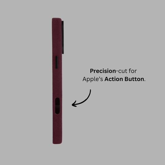 iPhone 17 - Alcantara Case - Rosso Red