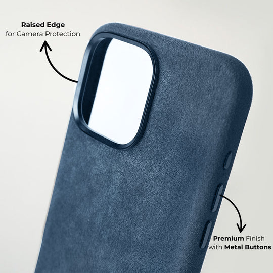 iPhone 16 Pro - Alcantara Case - Midnight Blue