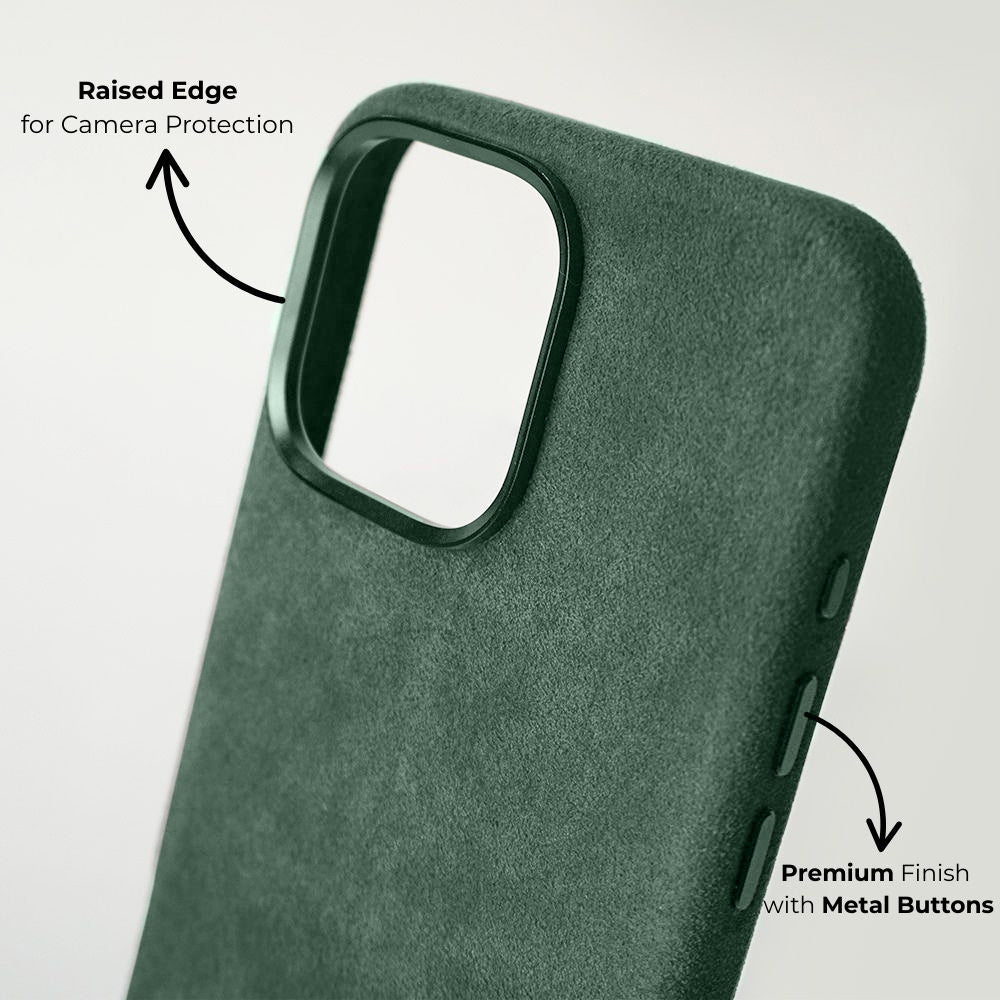 iPhone 16 Pro - Alcantara Case - British Racing Green