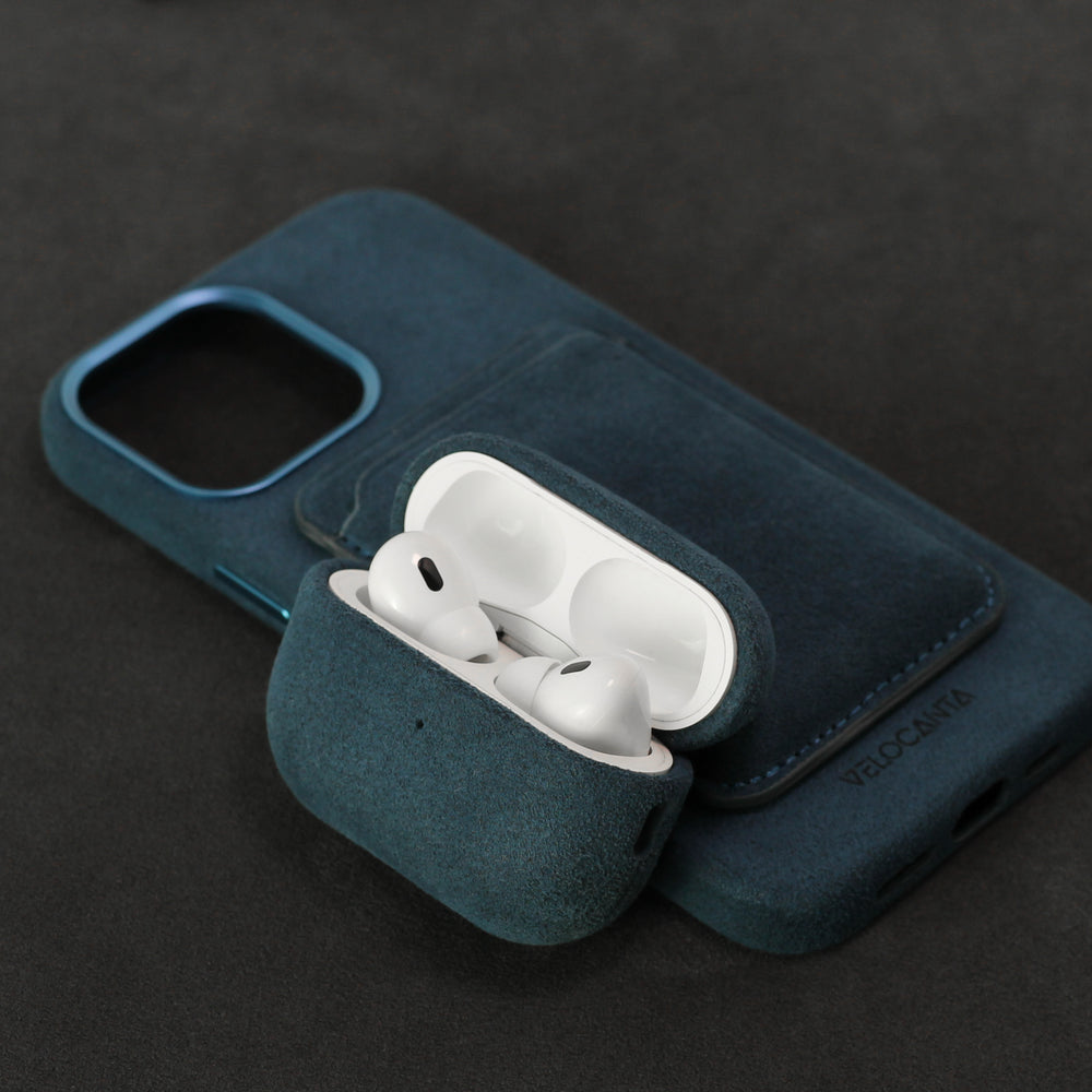 iPhone Alcantara Case - Midnight Blue