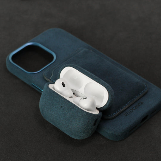 iPhone Alcantara Case - Midnight Blue