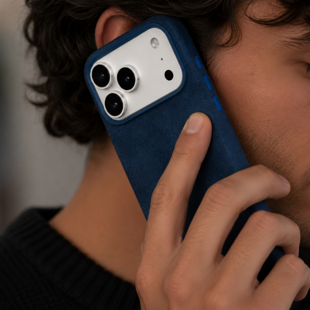 iPhone 17 Pro Max - Alcantara Case - Midnight Blue