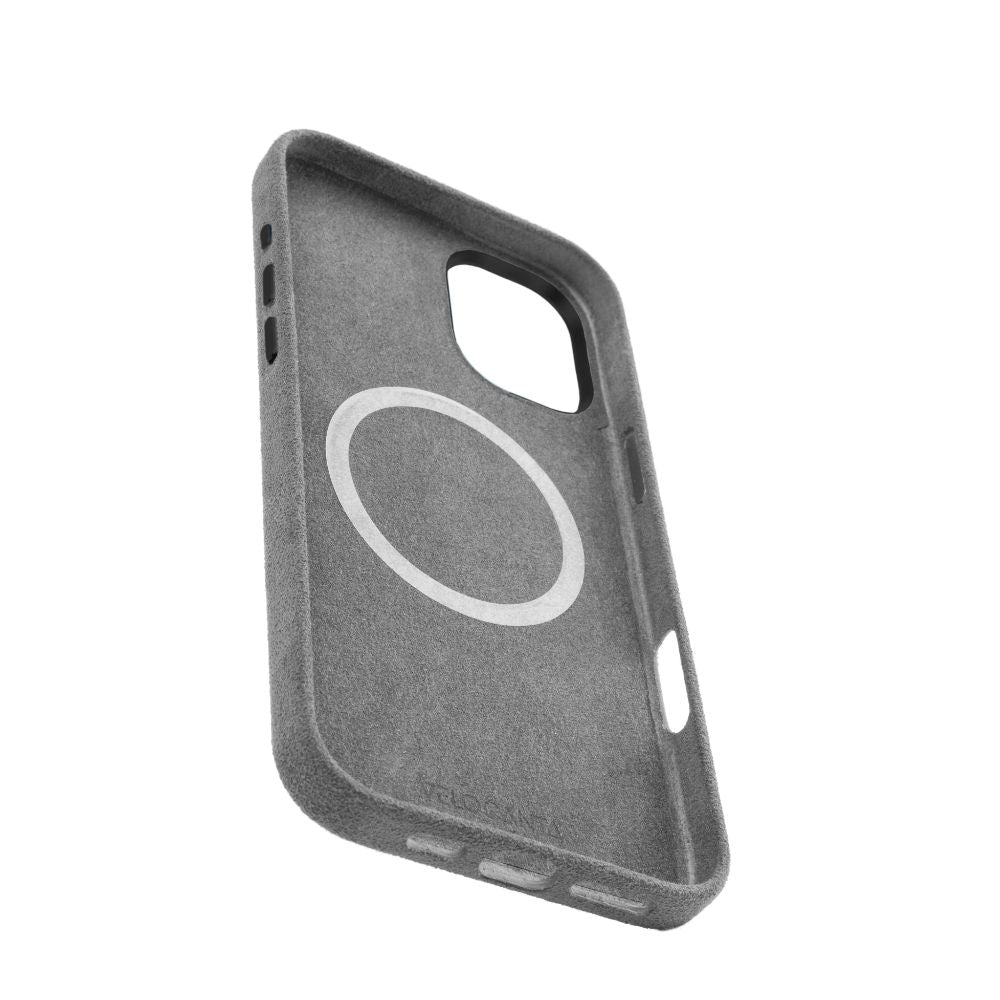 iPhone 16 - Alcantara Case - Ash Grey