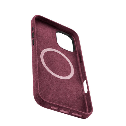 iPhone 16 - Alcantara Case - Rosso Red