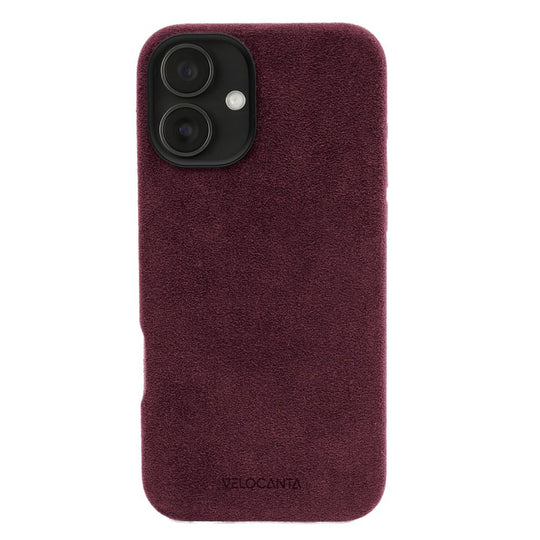 iPhone 16 - Alcantara Case - Rosso Red