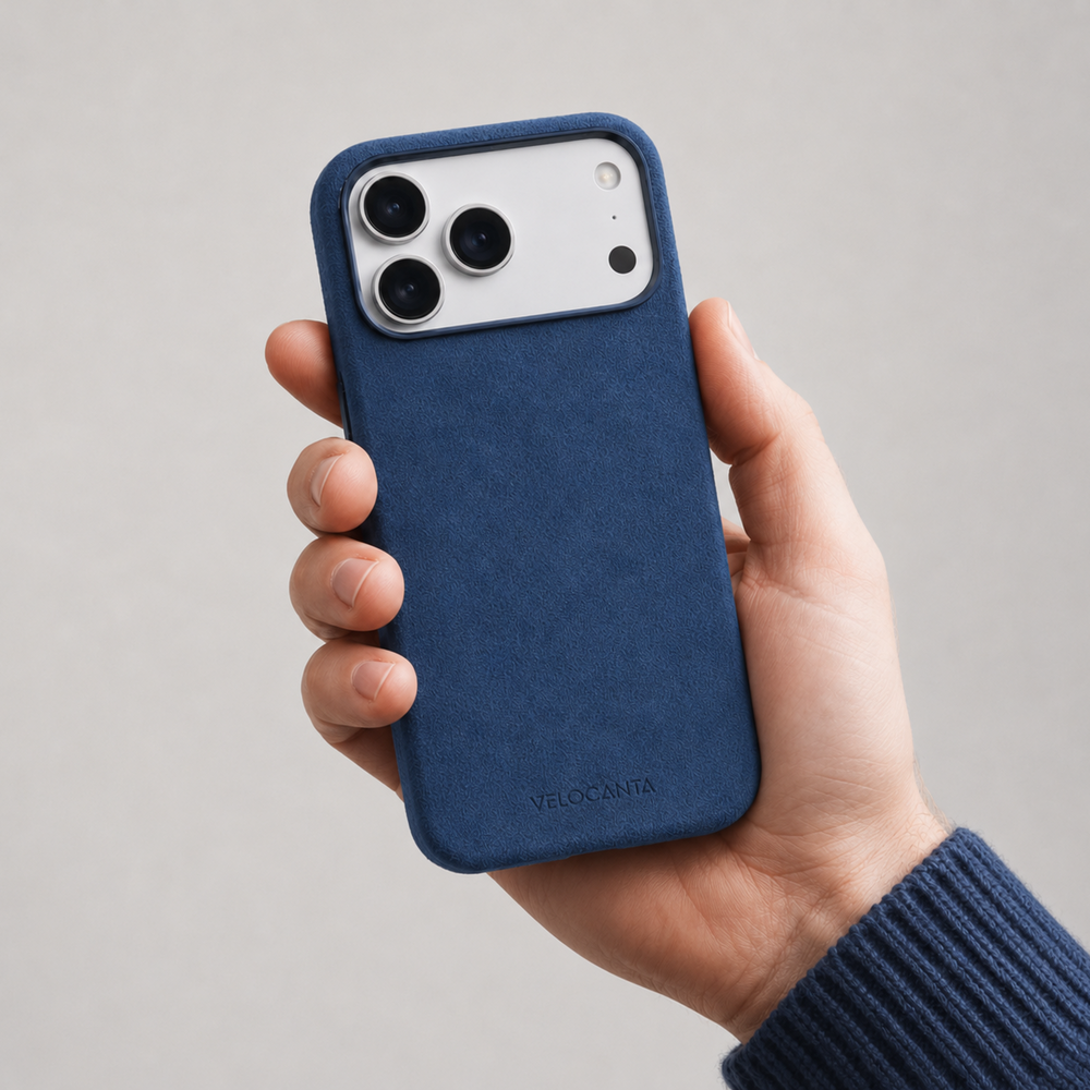 iPhone 17 Pro Max - Alcantara Case - Midnight Blue