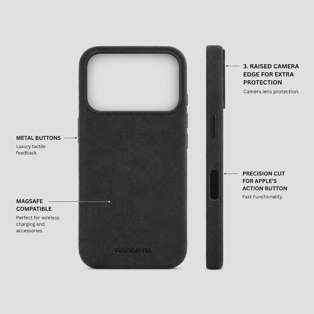 iPhone 17 Pro - Alcantara Case - Space Grey