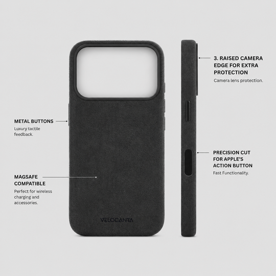 iPhone 17 Pro - Alcantara Case - Space Grey
