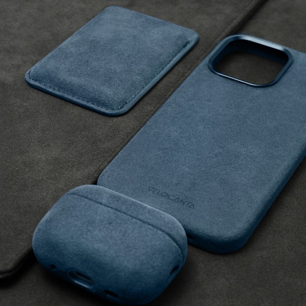 iPhone 16 Plus - Alcantara Case - Midnight Blue