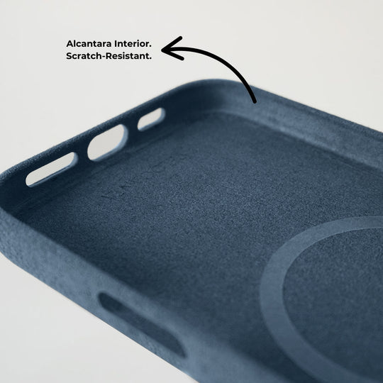 iPhone 16 Pro - Alcantara Case - Midnight Blue