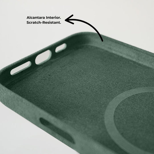 iPhone 16 Pro - Alcantara Case - British Racing Green