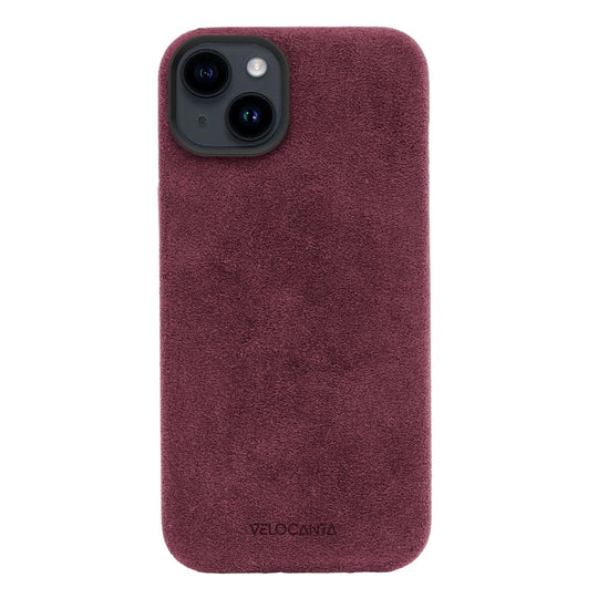 iPhone 15 Plus - Alcantara Case - Rosso Red