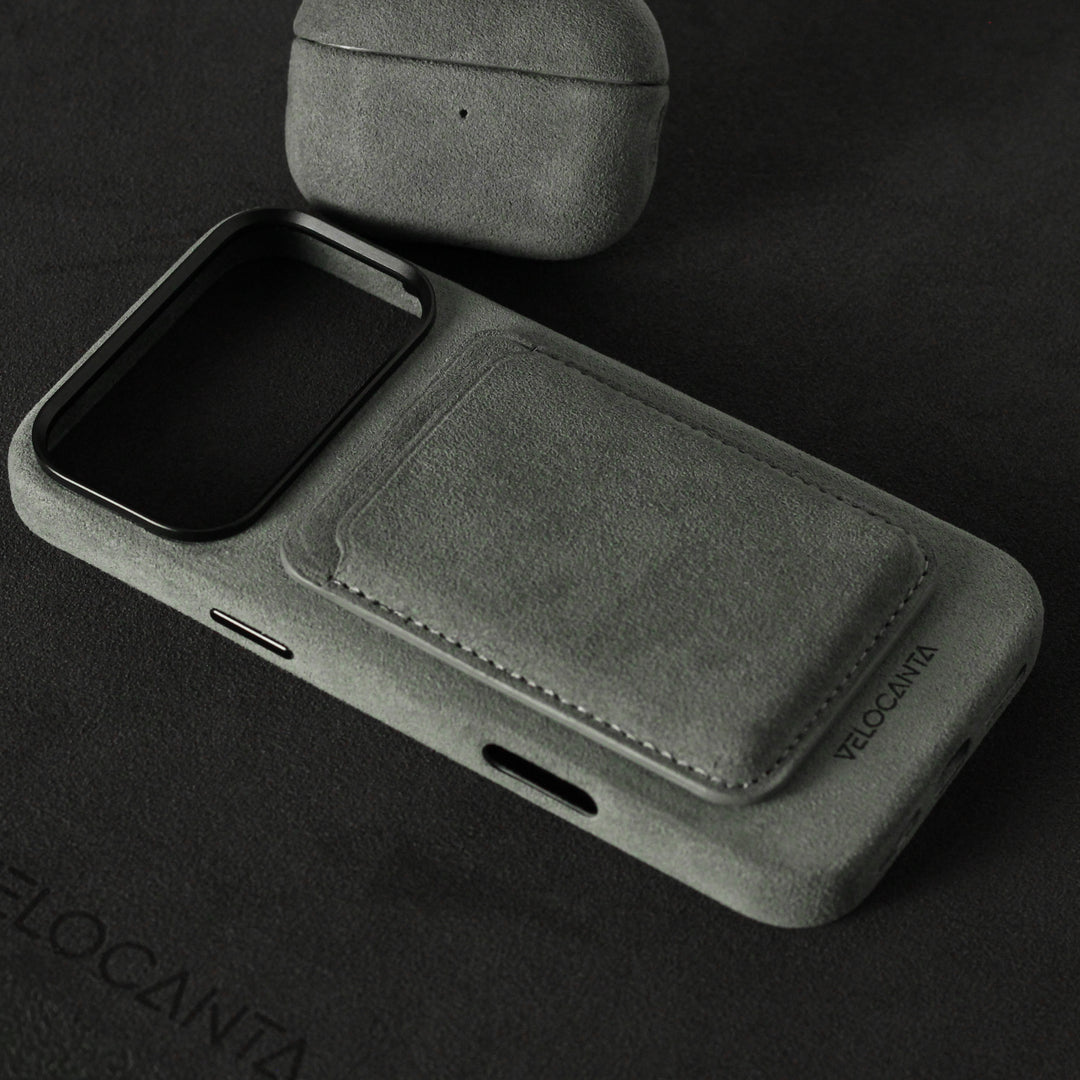 iPhone Alcantara Case - Ash Grey
