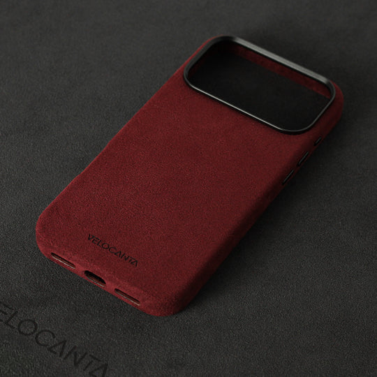 iPhone 17 Pro - Alcantara Case - Rosso Red
