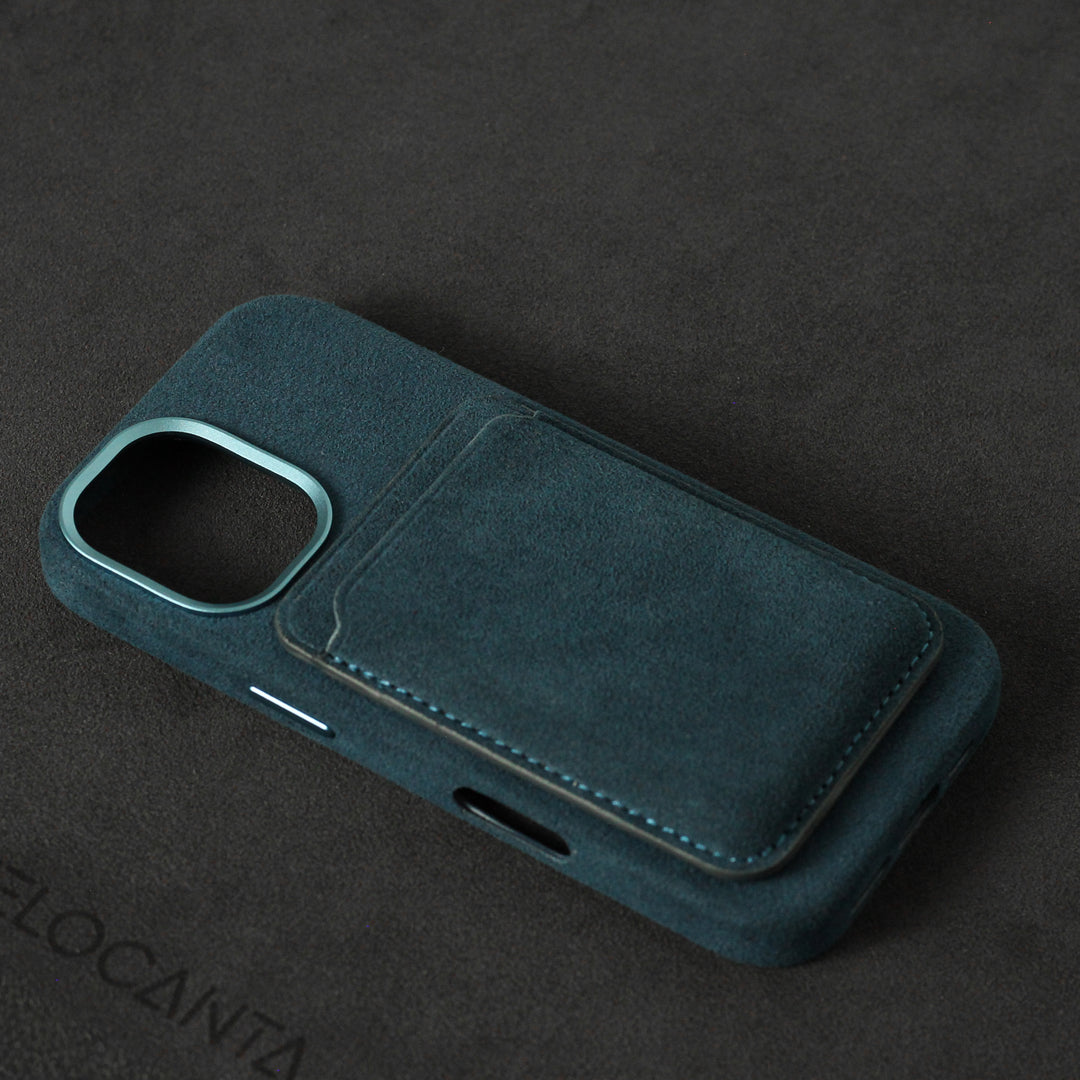 iPhone 17 - Alcantara Case - Midnight Blue