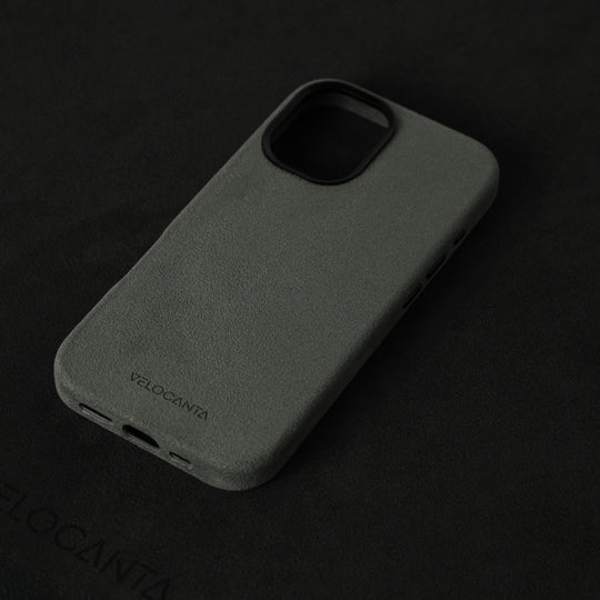 iPhone 17 - Alcantara Case - Ash Grey