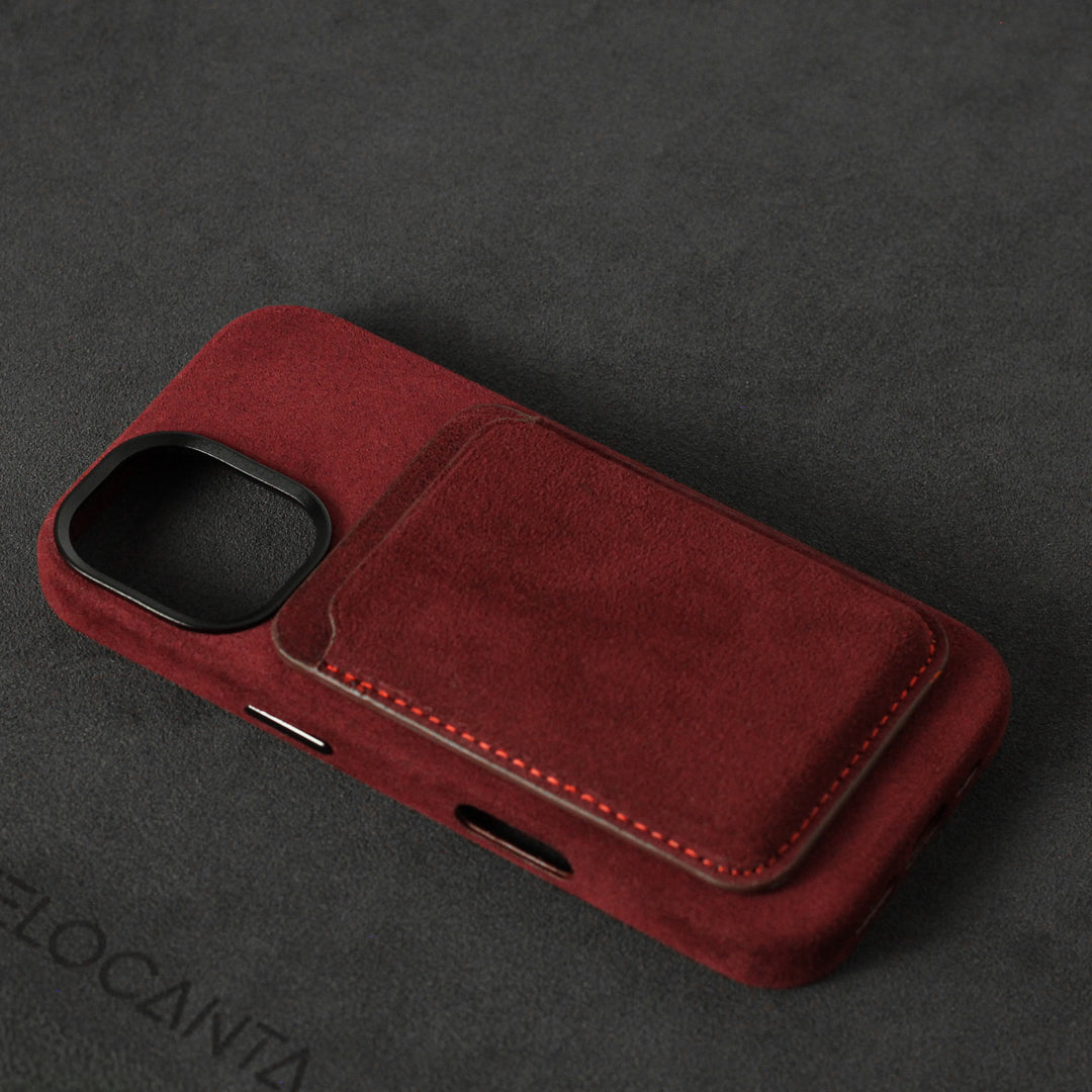 iPhone 17 - Alcantara Case - Rosso Red