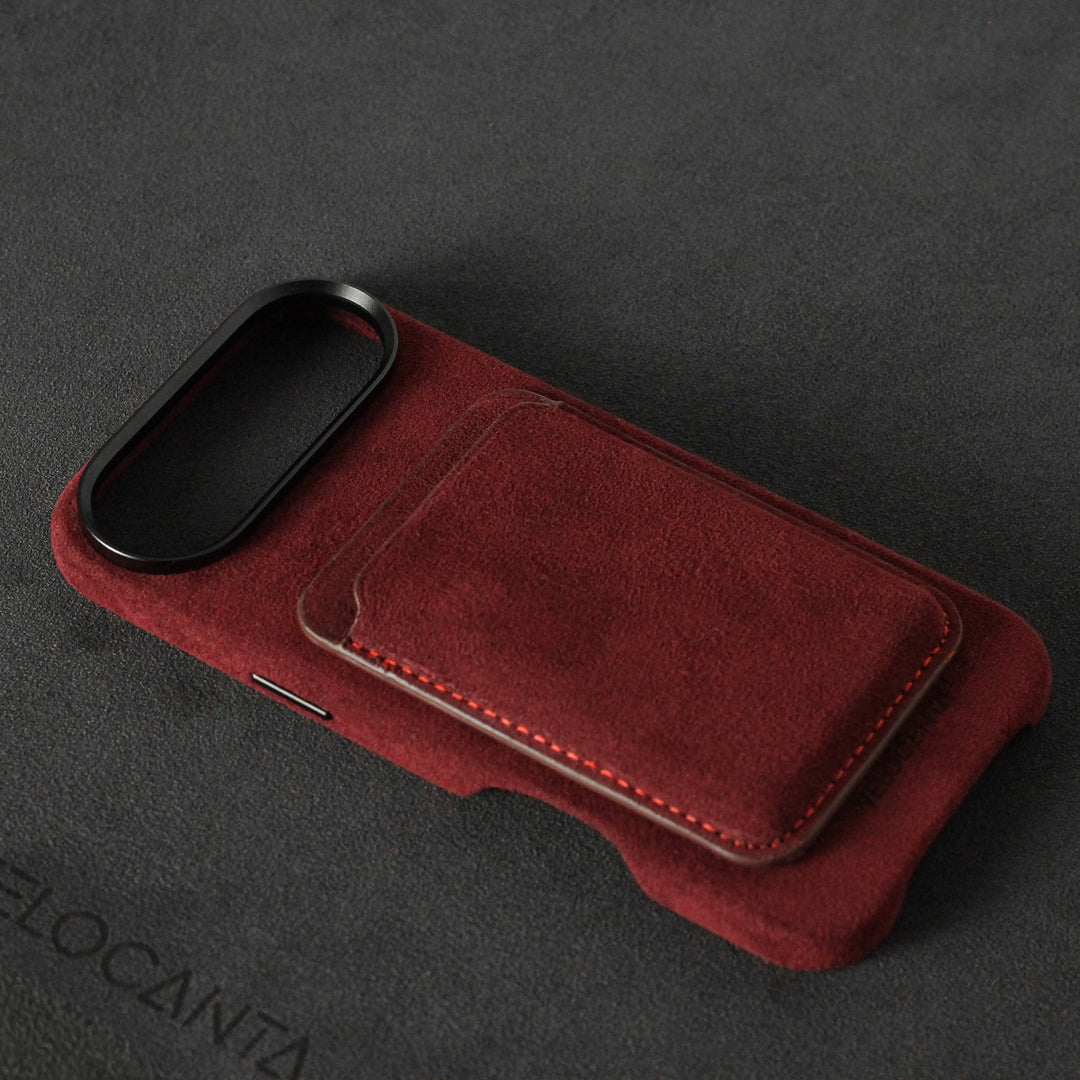 iPhone 17 Air - Alcantara Case - Rosso Red