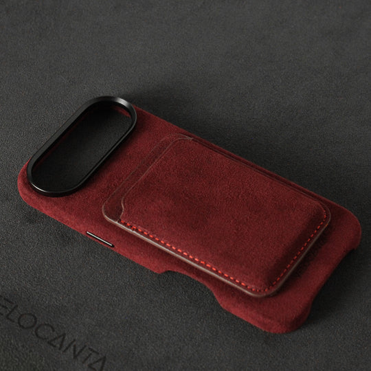 iPhone 17 Air - Alcantara Case - Rosso Red