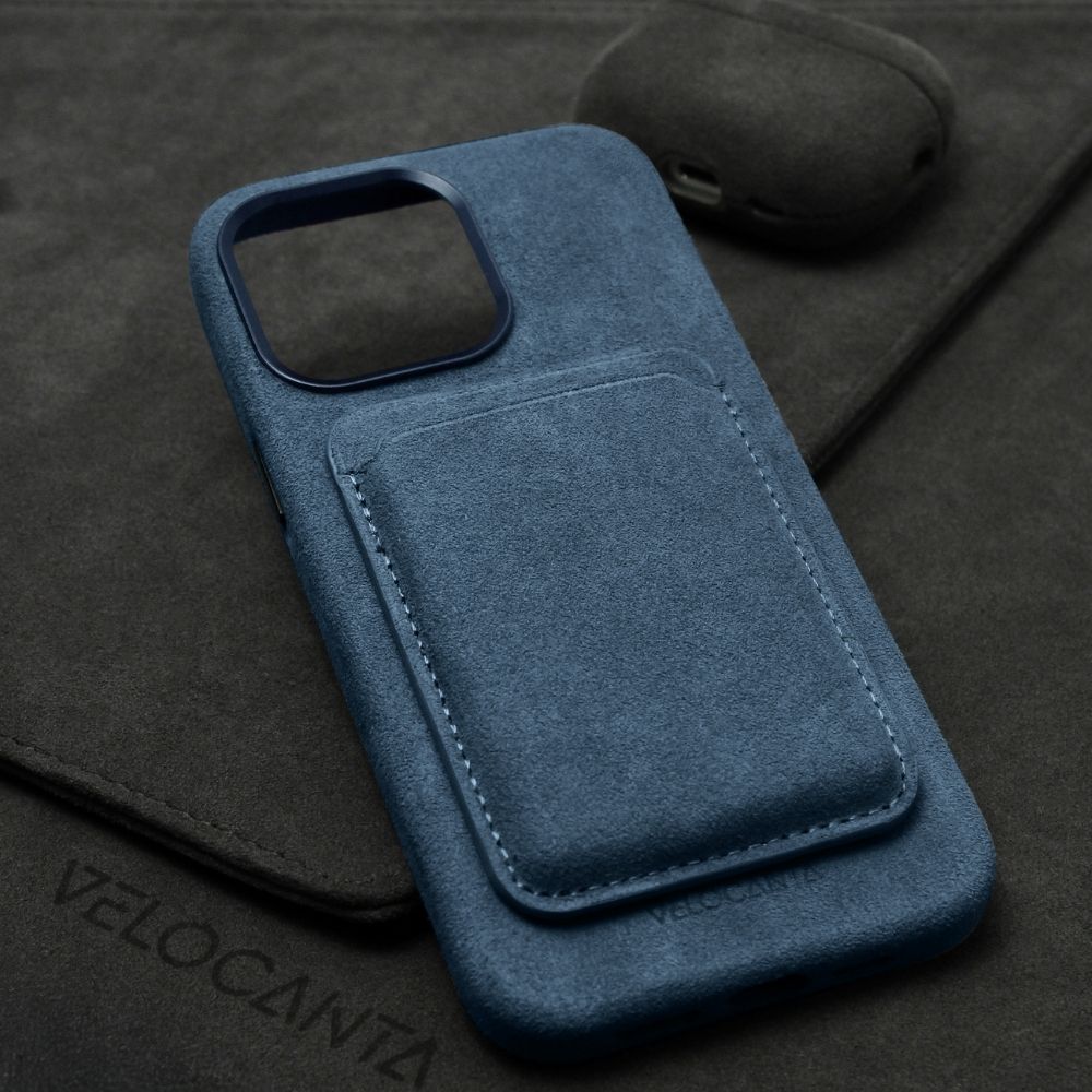 iPhone 16 Pro - Alcantara Case - Midnight Blue
