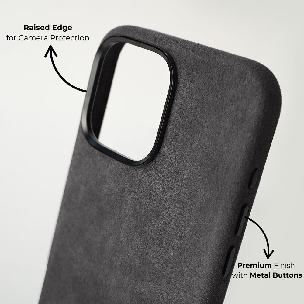 iPhone 16 Pro - Alcantara Case - Space Grey