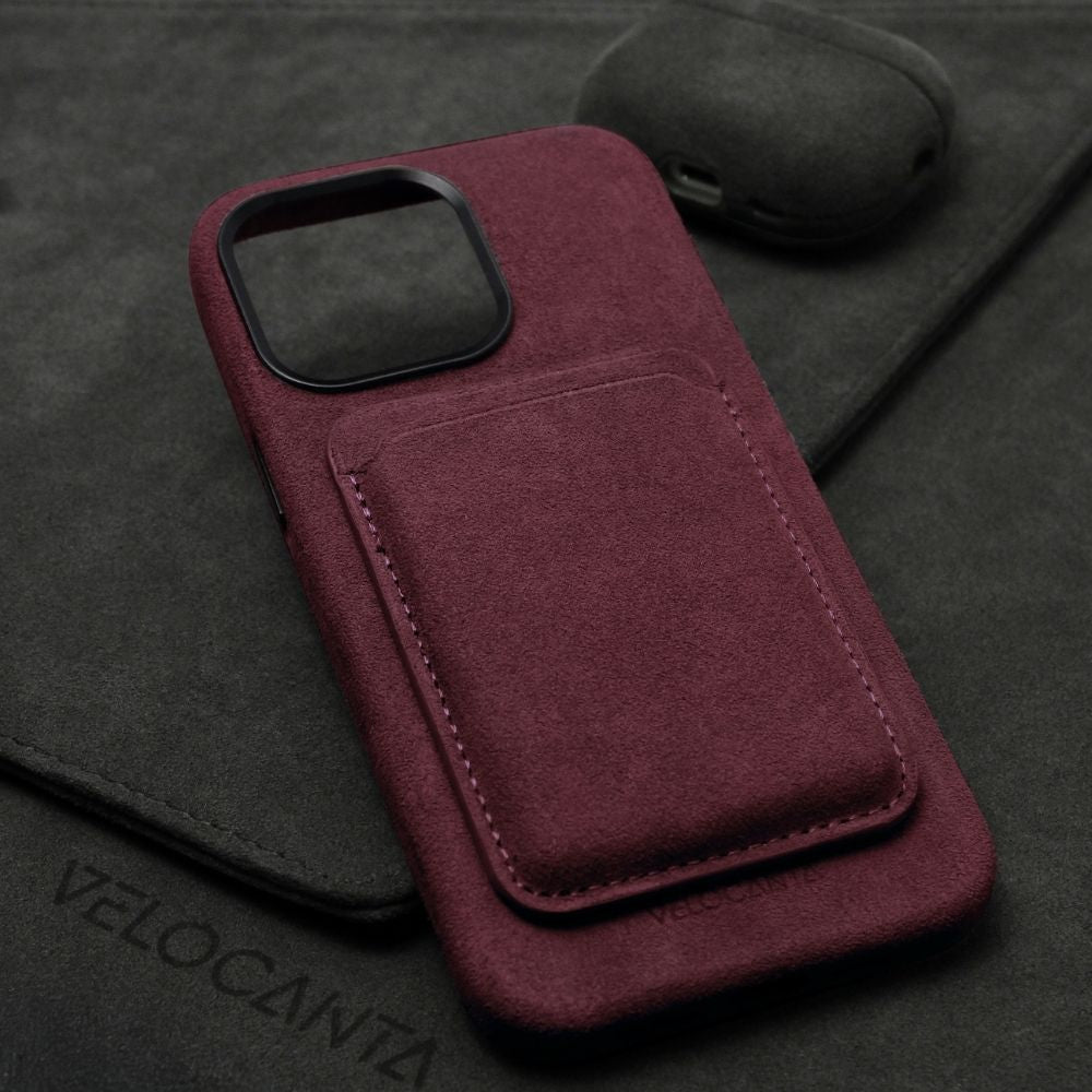 iPhone 16 Pro Max - Alcantara Case - Rosso Red