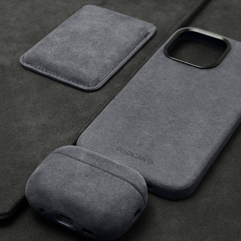 iPhone 15 Pro - Alcantara Case - Ash Grey