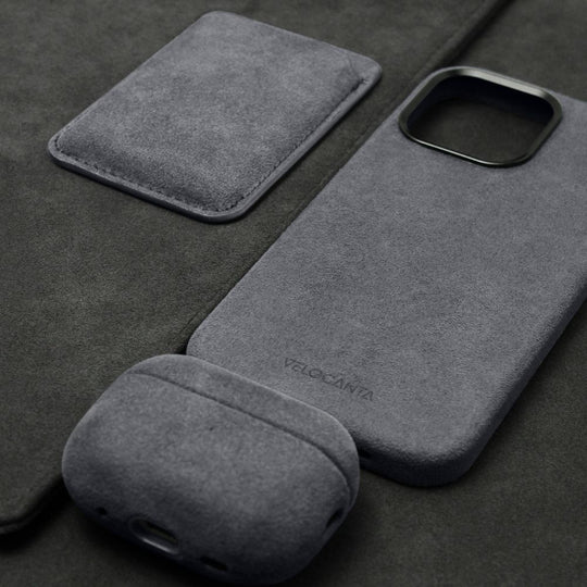 iPhone 15 Pro - Alcantara Case - Ash Grey