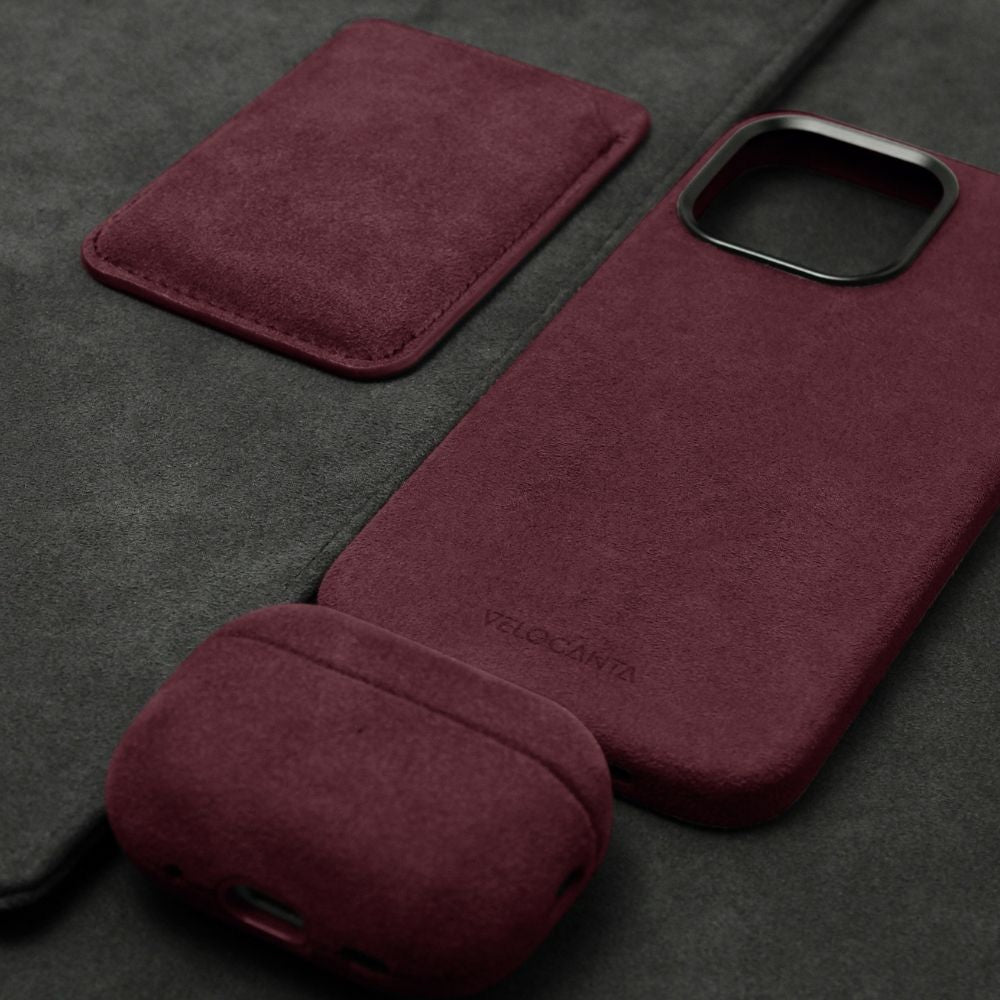 iPhone 15 Pro - Alcantara Case - Rosso Red