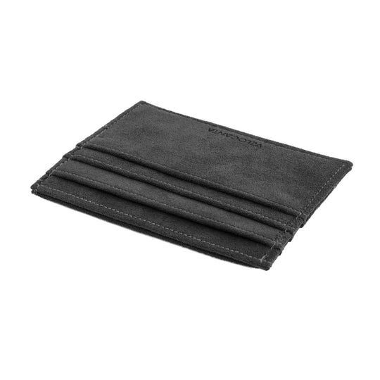Alcantara Card Wallet - Space Grey