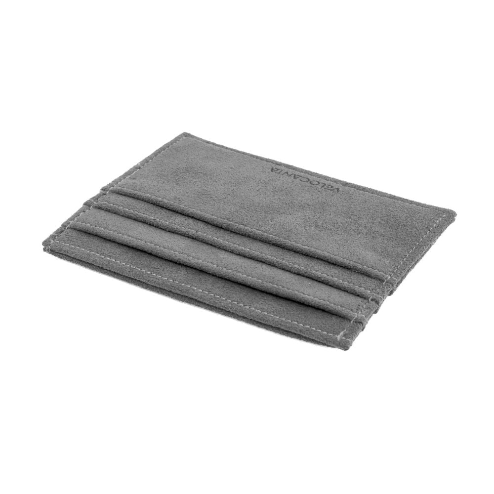Alcantara Card Wallet - Ash Grey