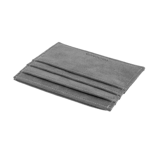 Alcantara Card Wallet - Ash Grey