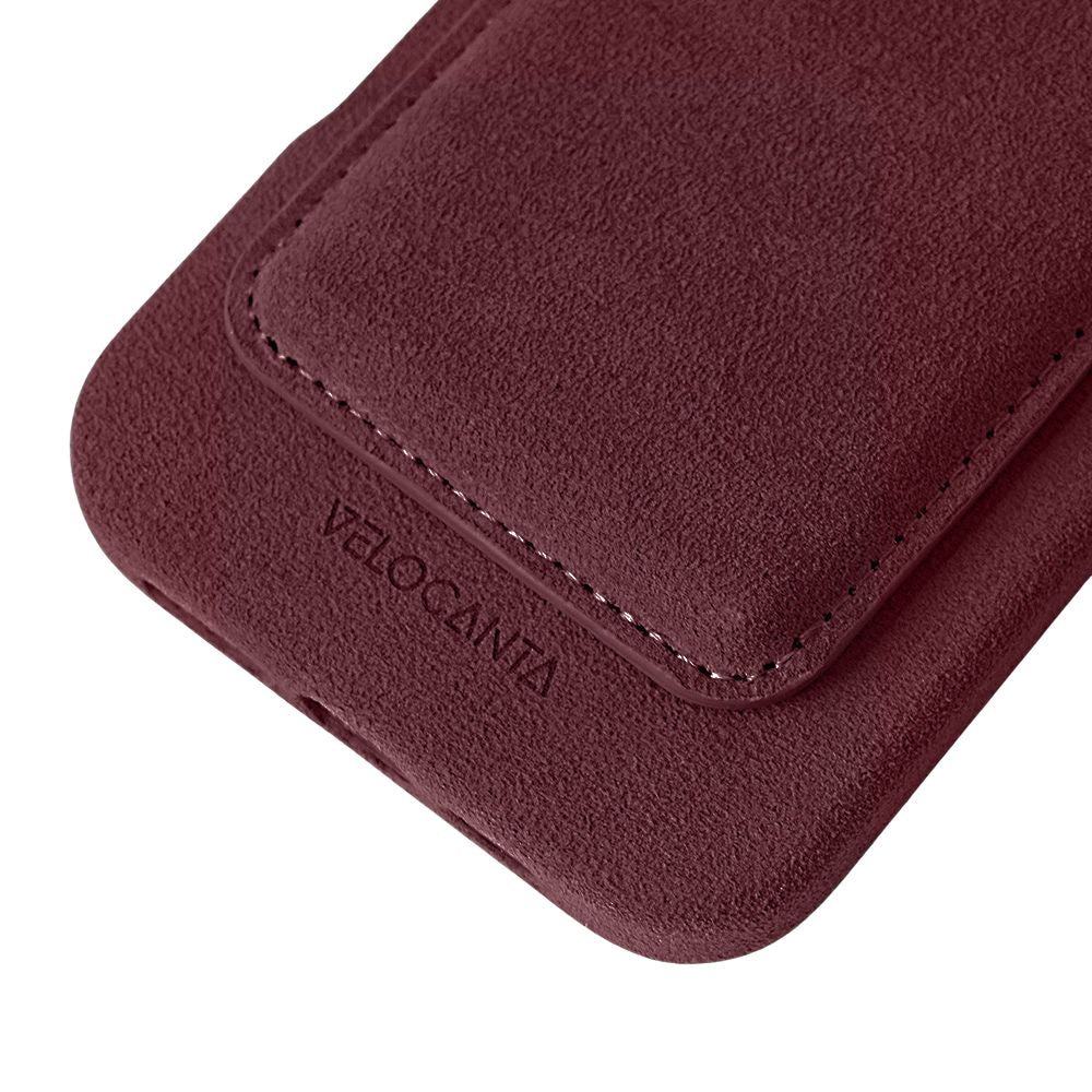 Alcantara - MagSafe Wallet - Rosso Red
