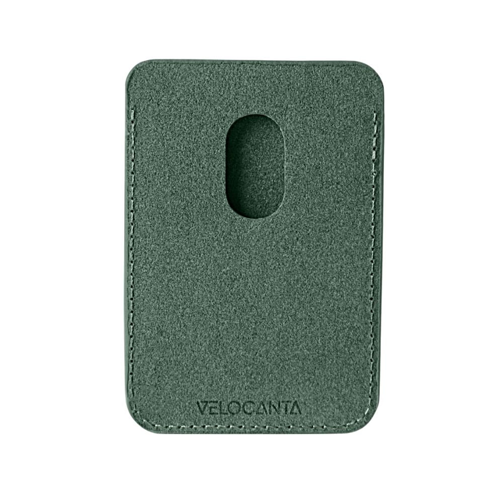 Alcantara - MagSafe Wallet - British Racing Green