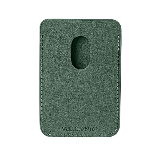 Alcantara - MagSafe Wallet - British Racing Green
