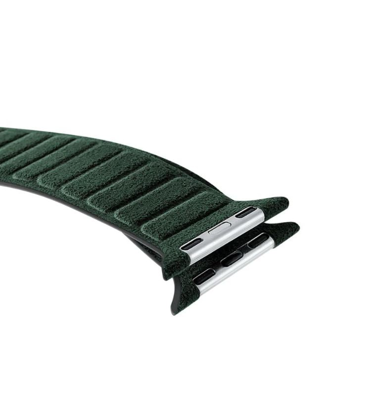 Alcantara - Apple Watch Strap 38mm/40mm/41mm - British Racing Green