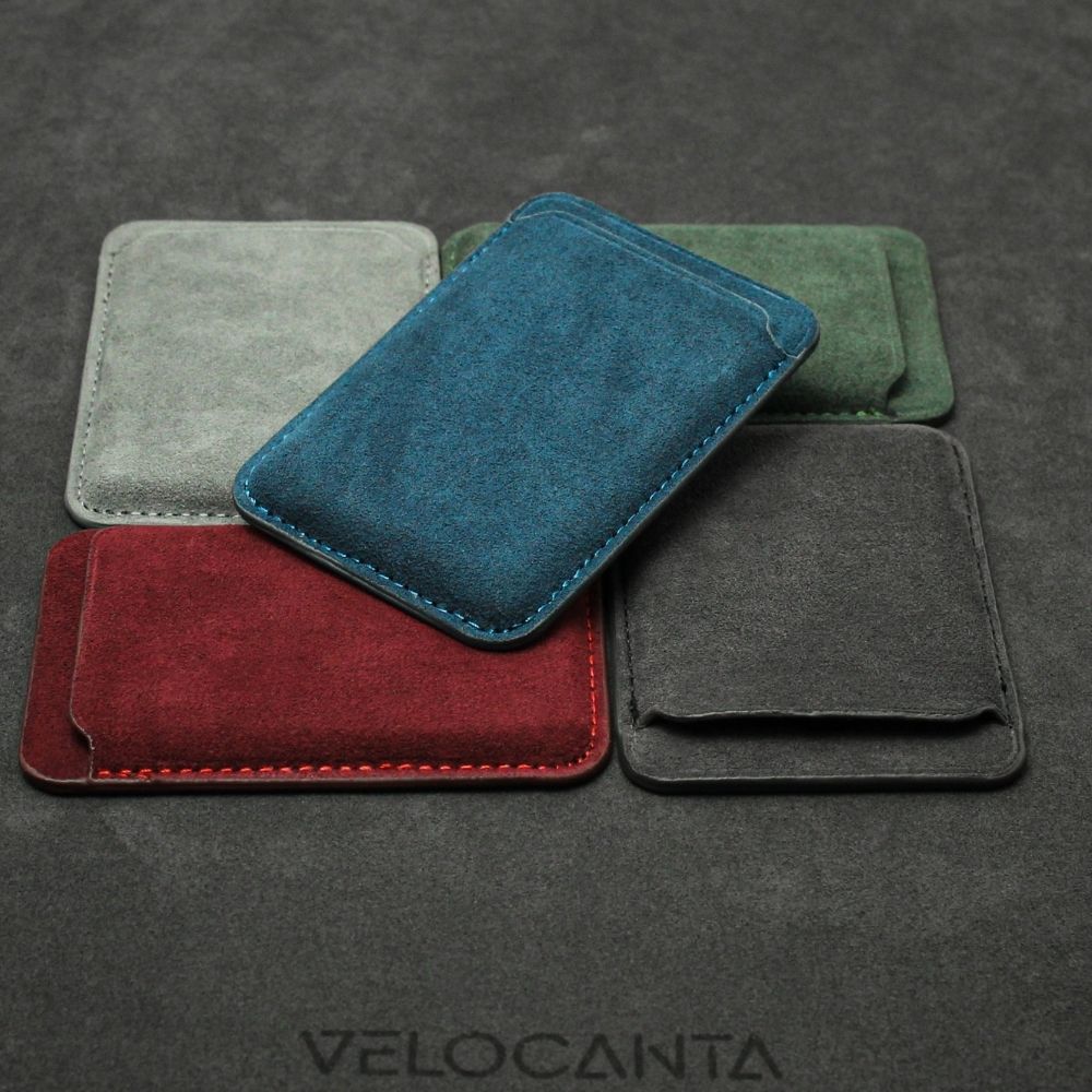 Alcantara - MagSafe Wallet - Midnight Blue