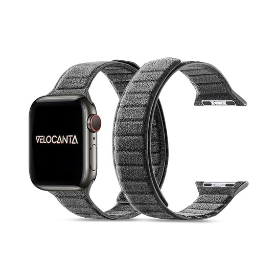 Alcantara - Apple Watch Strap 38mm/40mm/41mm - Ash Grey
