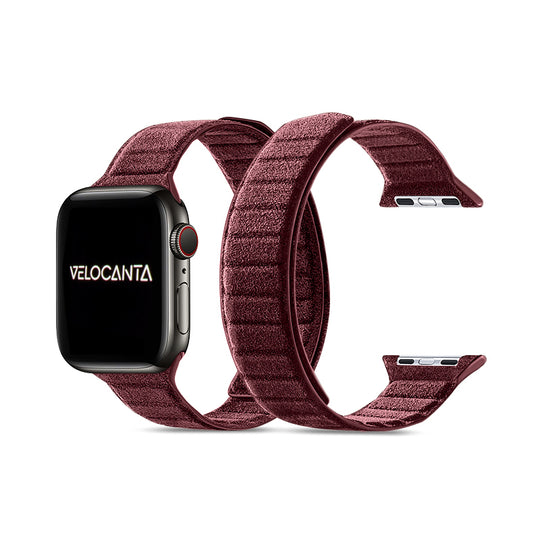 Alcantara - Apple Watch Strap 38mm/40mm/41mm - Rosso Red